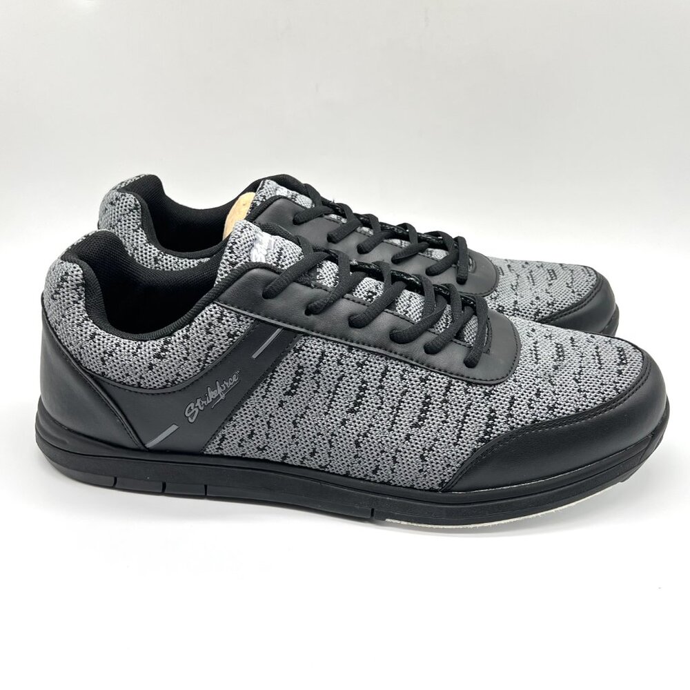 KR Strikeforce Mens 14 Flyer Mesh Black Gray Bowling Sneakers Shoes‎